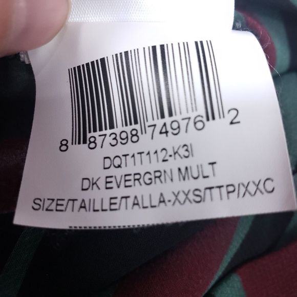 Bcbgeneration Collared Stripe Sheer Shirt Loose Fitting Women's Top Size XXS - Picture 5 of 7